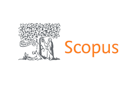 Detalle del logotipo de la base Scopus, de Elsevier.